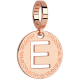 REBECCA -  Bronze medal rose gold plated with letter