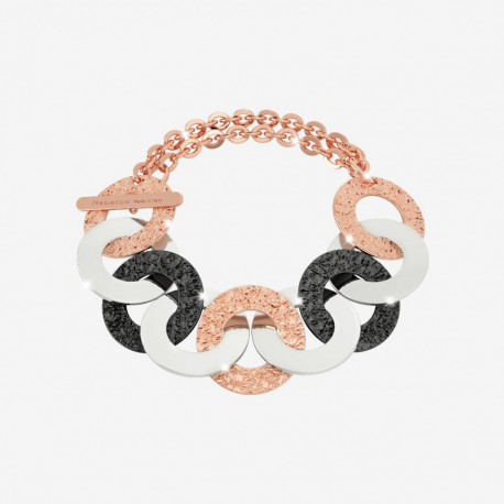 REBECCA - STEEL AND BRONZE BRACELET