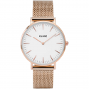 CLUSE LA BOHÈME MESH ROSE GOLD/WHITE