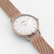 CLUSE LA BOHÈME MESH ROSE GOLD/WHITE