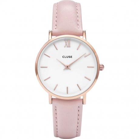 CLUSE MINUIT ROSE GOLD WHITE/PINK