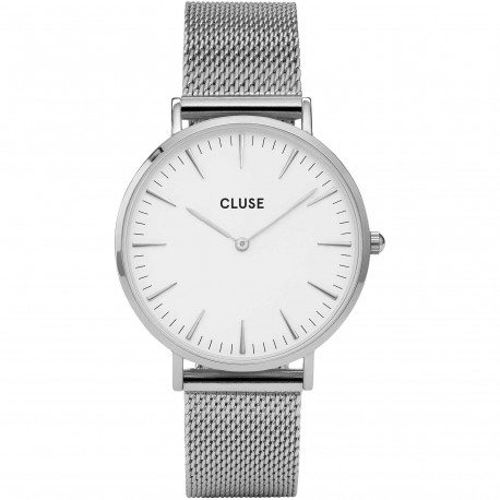 CLUSE LA BOHÈME MESH SILVER/WHITE