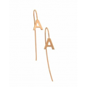 RUE DES MILLE -  EARRINGS NEEDLE WITH INITIAL