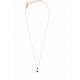 RUE DES MILLE -  ​​NECKLACE WITH ONE BLACK PENDANTS AND DADO