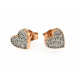 RUE DES MILLE - WHITE M LOBE EARRINGS