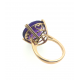 18kt Gold Ring - Amethyst / Diamonds