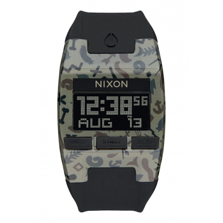 NIXON  Comp , 38 mm, Khaki Camo