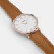 CLUSE MINUIT ROSE GOLD WHITE/CARAMEL