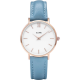 CLUSE - MINUIT ROSE GOLD WHITE/NIAGARA BLUE