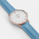 CLUSE - MINUIT ROSE GOLD WHITE/NIAGARA BLUE