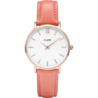 CLUSE - MINUIT ROSE GOLD WHITE/FLAMINGO