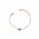 RUE DES MILLE - CHAIN BRACELET WHITE PENDANT