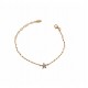 RUE DES MILLE - CHAIN BRACELET WHITE PENDANT