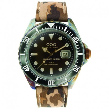 OUT OF ORDER Camouflage Brown ø44 mm