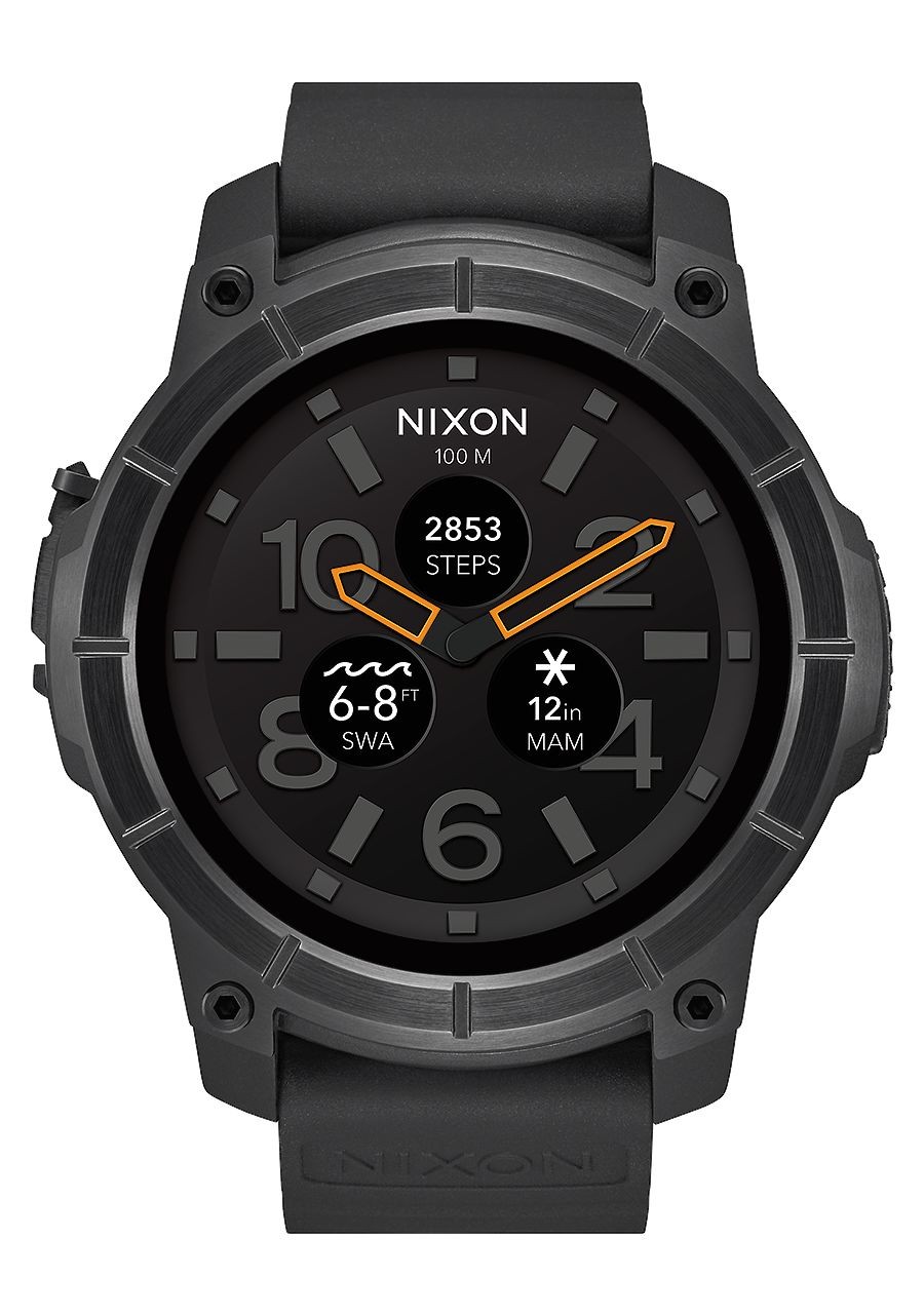 Nixon Orologio Uomo Brigade – Acciaio Inox 41mm, Movimento Giapponese, Quadrante Nero (Mod. A1176-2474) - 5