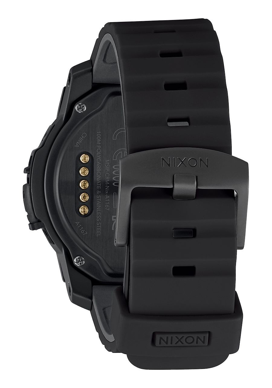 Nixon Tide Pro – Orologio Digitale Al Quarzo Da Uomo Con Cinturino In Silicone E Funzione Marea – Realizzato Con Plastica Riciclata, Impermeabile 100m (Modello A1307-602-00)