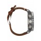 NIXON 51-30 Chrono Leather , 51 mm Black / Brown