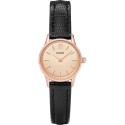 CLUSE - LA VEDETTE ROSE GOLD CHAMPAGNE/BLACK LIZARD