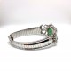 Gold bracelet with Emerald and Diamonds