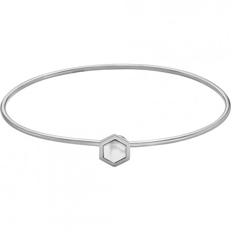 CLUSE - BRACCIALE A CERCHIETTO IDYLLE CON ESAGONO IN MARMO