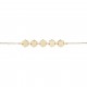 CLUSE - ESSENTIELLE BRACCIALE ORO A CATENA CON ESAGONI