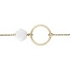 CLUSE - IDYLLE CHAIN BRACELET WITH OPEN MARBLE HEXAGON