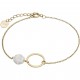 CLUSE - IDYLLE CHAIN BRACELET WITH OPEN MARBLE HEXAGON