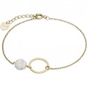 CLUSE - IDYLLE CHAIN BRACELET WITH OPEN MARBLE HEXAGON