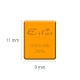 Eilat - 18Kt Gold Ingot 0.5gr in Led Packaging
