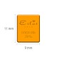 Eilat - 18Kt Gold Ingot 0.5gr in Led Packaging