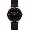 CLUSE LA BOHÈME MESH ROSE GOLD BLACK/BLACK