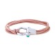 Sail-O® bracelet Altaïr in Pink and Champagne Nautical Rope 2 rows