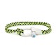 Sail-O® bracciale Altaïr Acciaio Classico & Corda Nautica