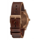 NIXON TIME TELLER ROSE GOLD / GUNMETAL / BROWN, 37 MM