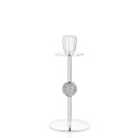 Candeliere in metallo c/strass