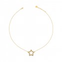 RUE DES MILLE - Chain Choker with Zircons - Star