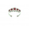 Veretta ring - 18kt gold with rubies and diamonds