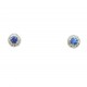 18kt gold earrings with sapphires and diamonds