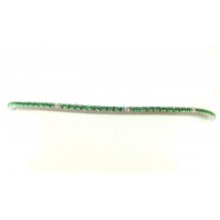 Tennis bracelet in 18kt gold with emeralds and diamonds