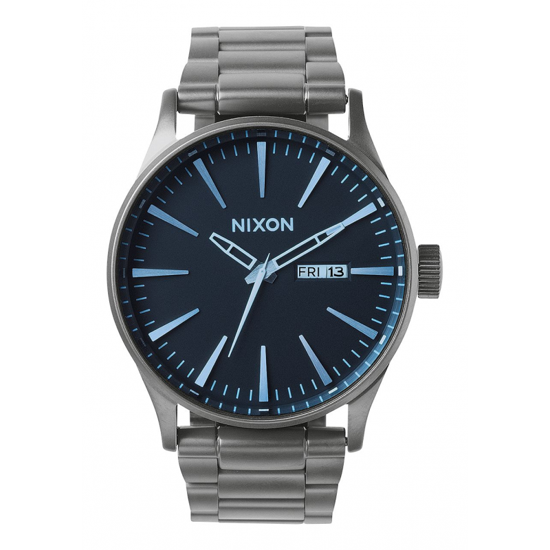 NIXON SENTRY SS GUNMETAL / BLUE CRYSTAL, 42 MM | Nixon Orologi | 