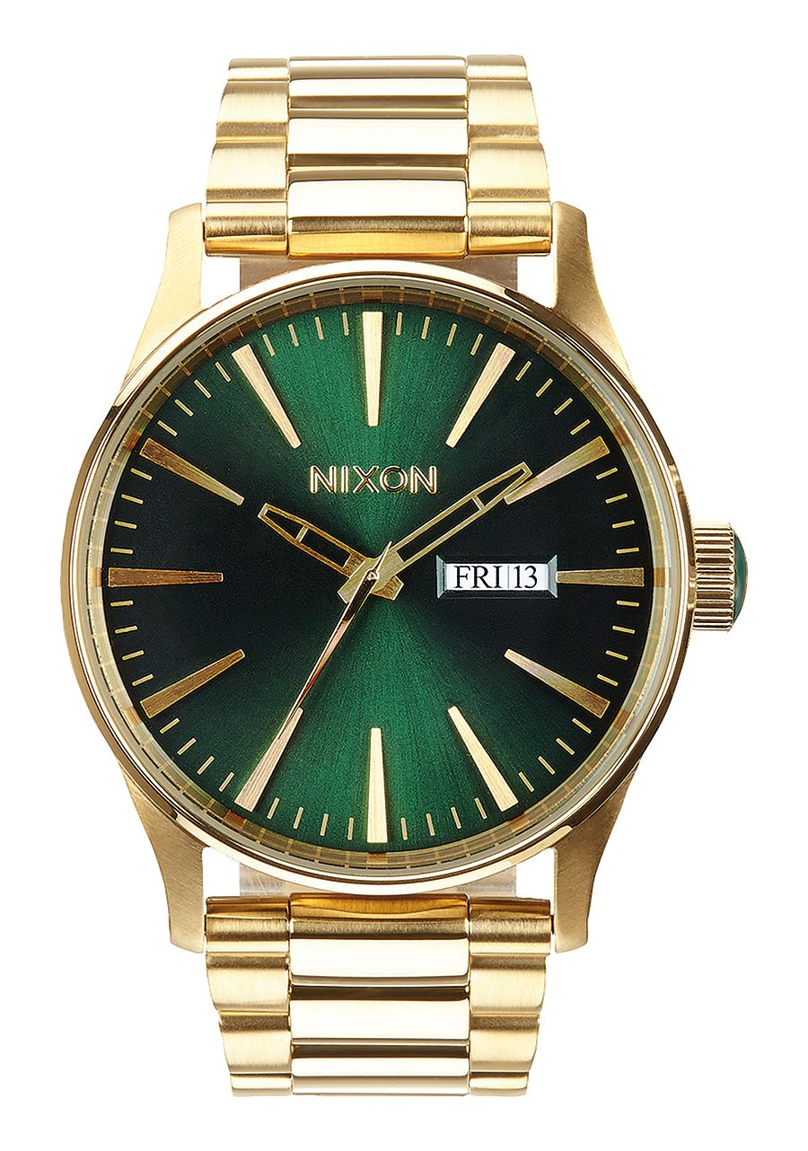 NIXON SENTRY SS GOLD / GREEN SUNRAY, 42 MM | Nixon Orologi | A356
