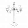 Five-flame crystal candlestick