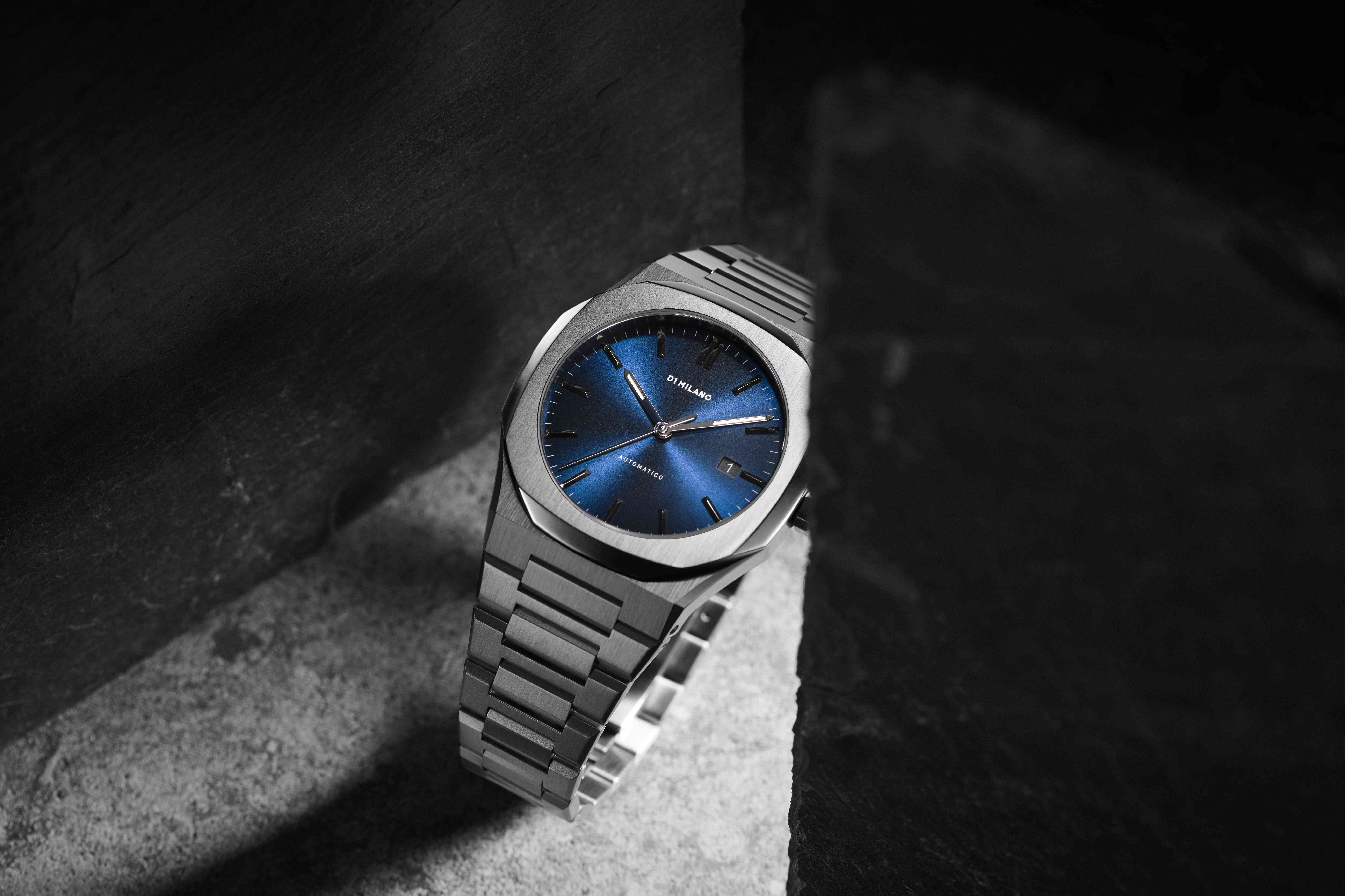 D1 MILANO Automatic Bracelet mm Blue D1 Milano Orologi