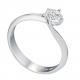 SOLITAIRE RING  ct 0.30 E VS