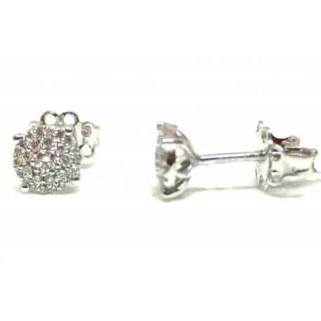 Multi-stone diamond earrings