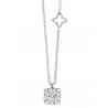 Recarlo Knot of Love, SUNFLOWER SETTING LIGHT POINT NECKLACE ON WHITE GOLD