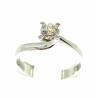 Solitaire ring ct. 0.42 G - VS1