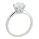 SOLITAIRE RING ct 0.40 F SI1