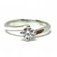 SOLITAIRE RING  ct 0.30 E VS