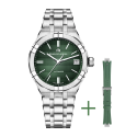 Maurice Lacroix AIKON 39mm Automatic / verde + cinturino caucciu